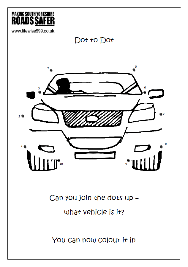 Dot to dot car