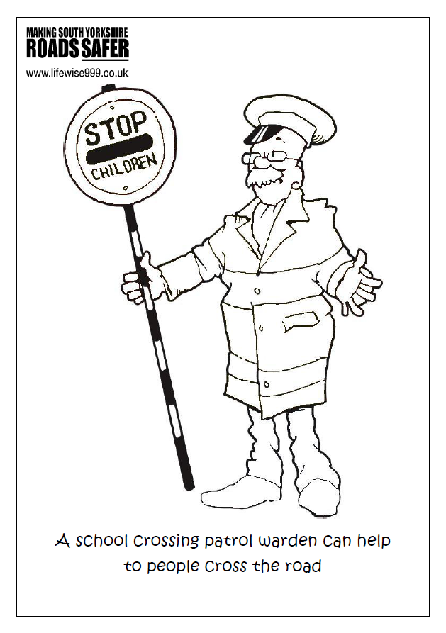 Lollipop man activity sheet
