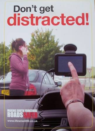 Dont get distracted leaflet cover