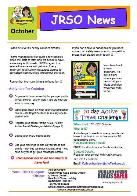 Newsletter 1810 October