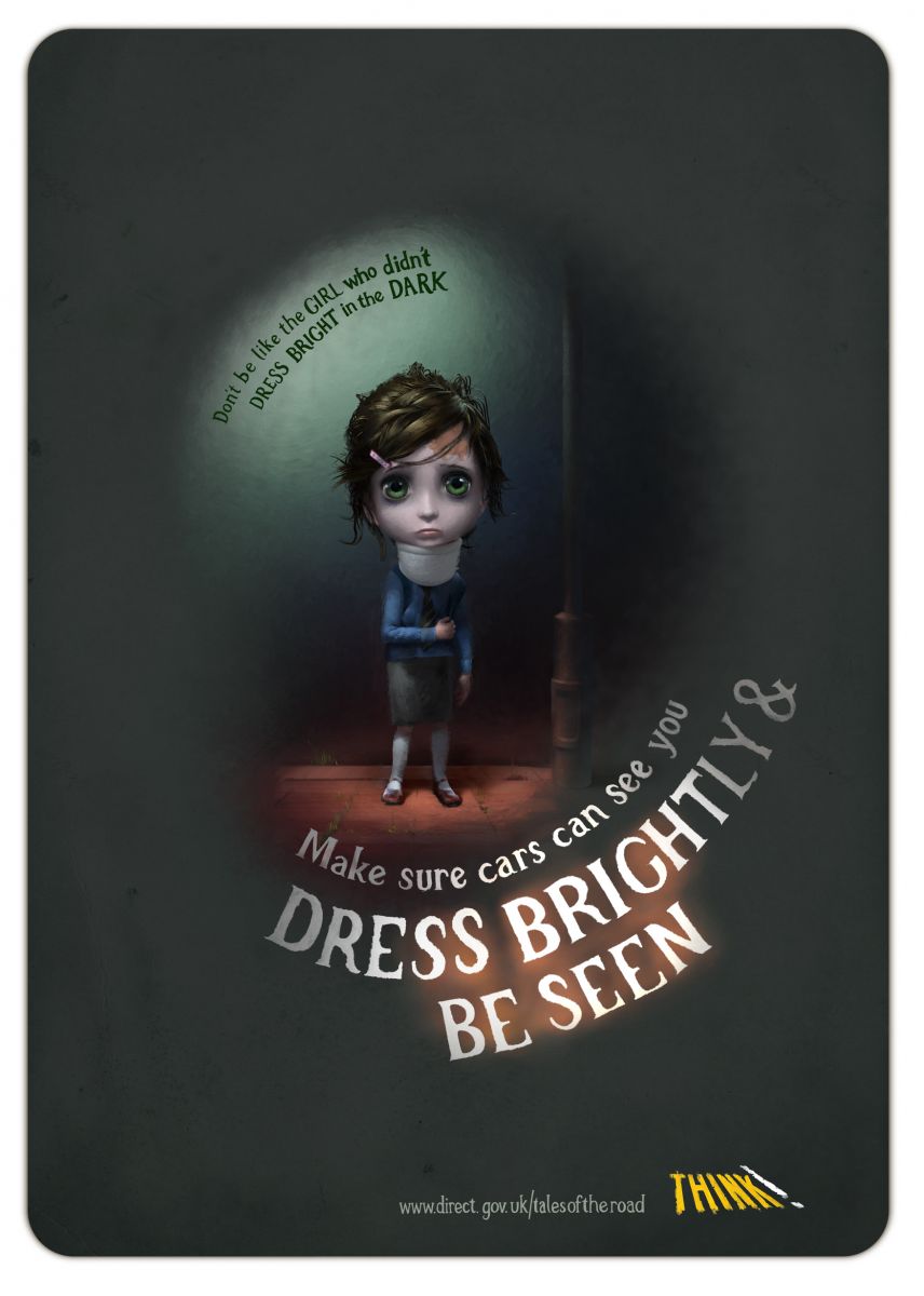 The girl who didnt dress bright in the dark
