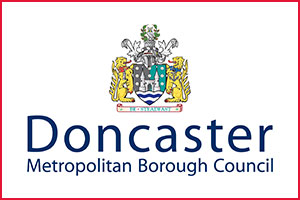 Doncaster City Council logo and link to their website homepage