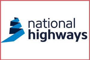 National Highways logo and link to the homepage of their website